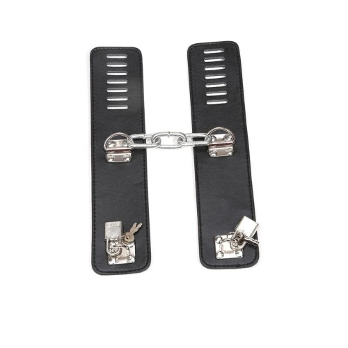 Leather black cuffs Leather black cuffs