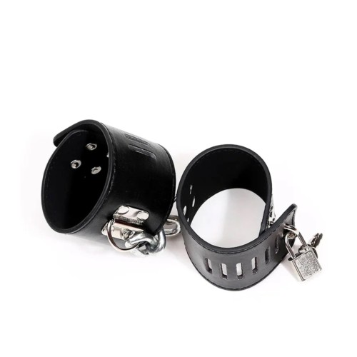 Leather black cuffs Leather black cuffs