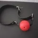 Leather band mouth gag