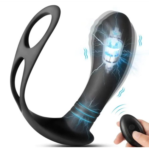 Prostate vibrator with remote Prostate vibrator with remote