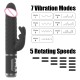 Dildo rotation vibrator